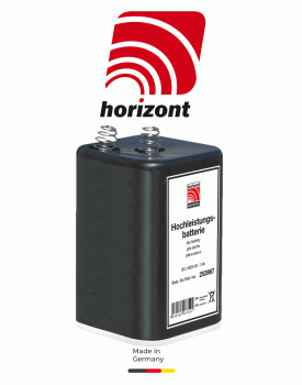 horizont Blockbatterie 6V/7Ah