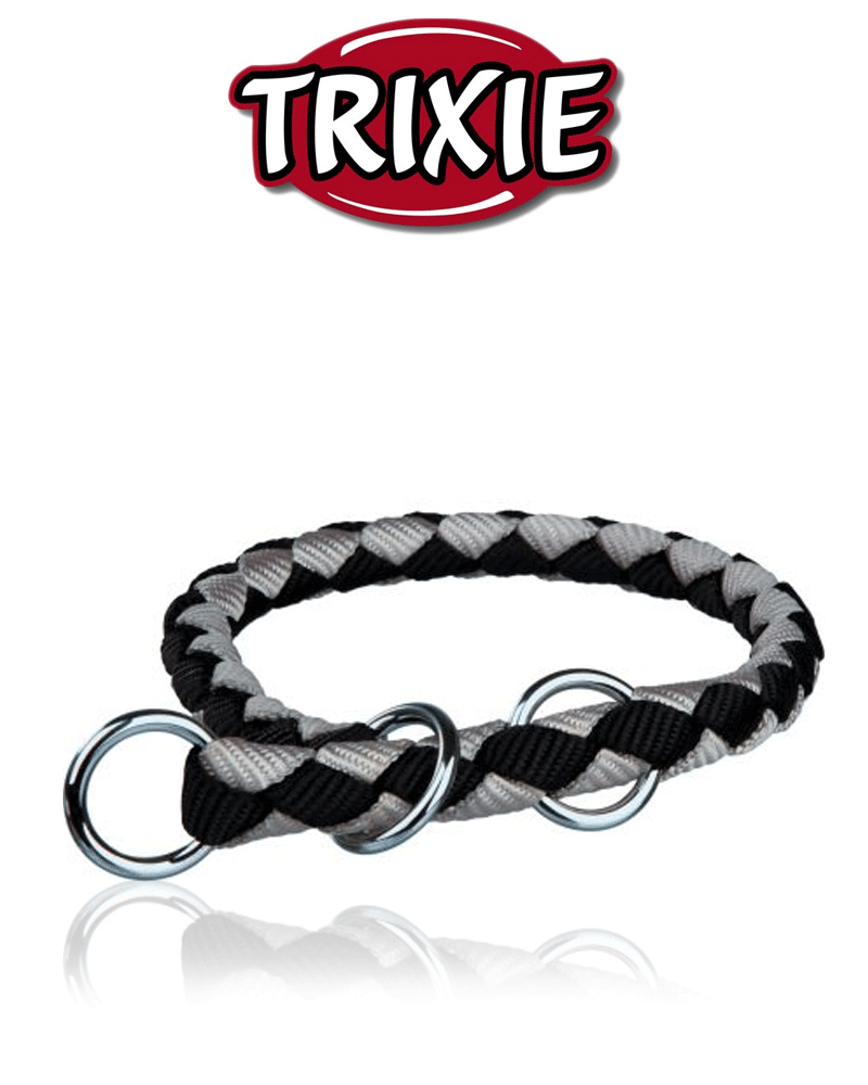 Trixie 144416 Cavo Zug-Stopp-Halsband S: 25 graphit 31 cm///ø 12 mm